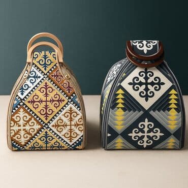 электронный тесме цена бишкек: "Элегантная сумка-скатерть с национальным орнаментом — стильное — 1