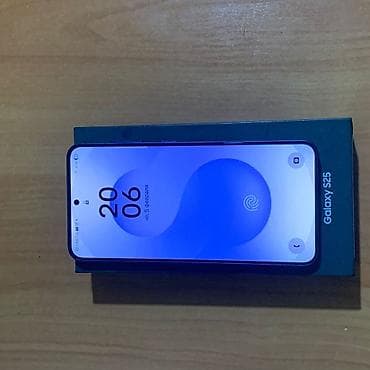 apple 13: Samsung Galaxy S25, 256 ГБ, цвет - Синий, eSIM — 4