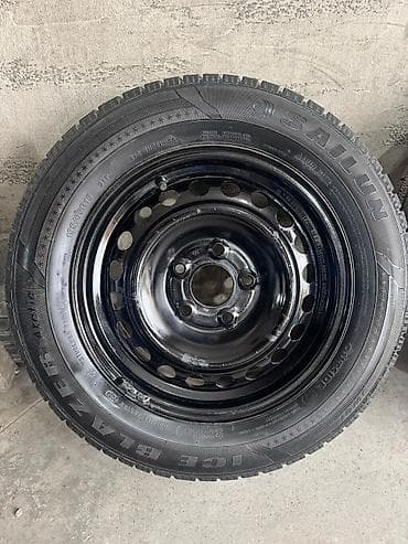 Колеса в сборе 195 / 65 / R 15, Зима, Комплект, Легковые, Железные, отверстий - 5