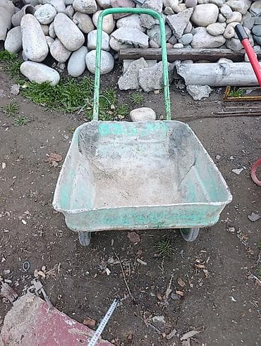 купить тачку садовую: Садово-строительная тачка и тележка, Стальная, Одноколесная — 2