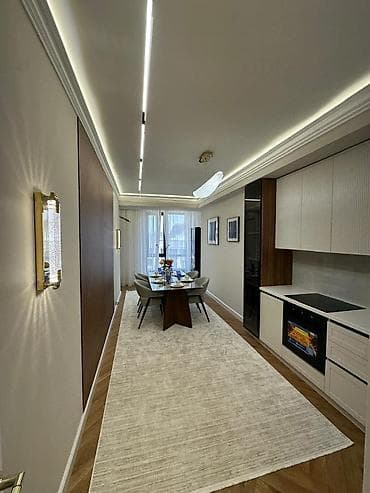 Квартиры: 2 комнаты, 86 м², Асанбай мкр Элитка, 15 этаж, Дизайнерский ремонт — 2