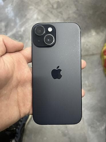 i phon: IPhone 15, Б/у, 128 ГБ, Графит, 84 % — 1