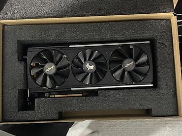 Техника и электроника: Видеокарта для ПК, Б/у, ЖК Sapphire, Radeon RX, 8 ГБ — 1