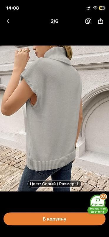 трикотажная водолазка: Трикотажный, Вязаная модель, Без застежки, Короткая модель, Китай — 2