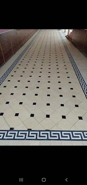Чатырдын үстүн жабууга арналган материалдар: Тротуарная плитка (разные узоры и размеры) - Материал: вибролитая — 9