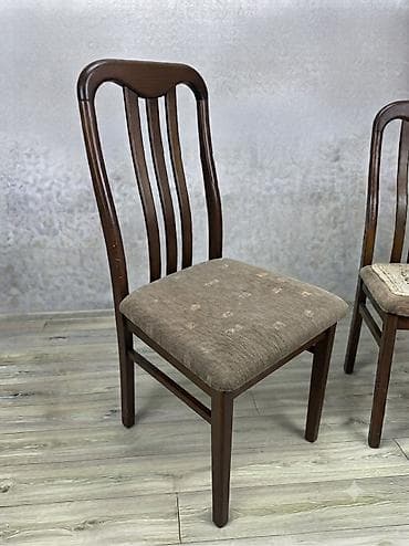 office table: Стол и стул для зала, Б/у, Самовывоз, цвет - Коричневый — 3