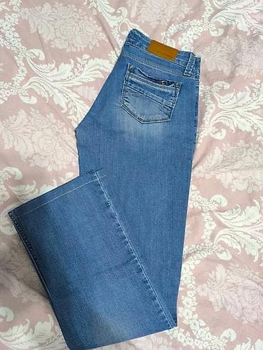 Джинсы, Прямые, Турция, Средняя талия, S