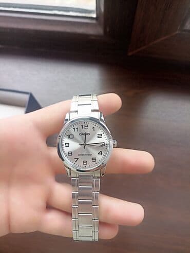 часы простые: Классические часы часы, Casio, Япония, Водонепроницаемые, Унисекс — 2