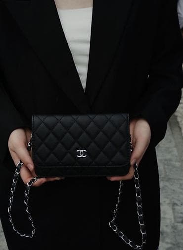 шанель бой: Клатч, Материал: Натуральная кожа, Женские, Новый — 1