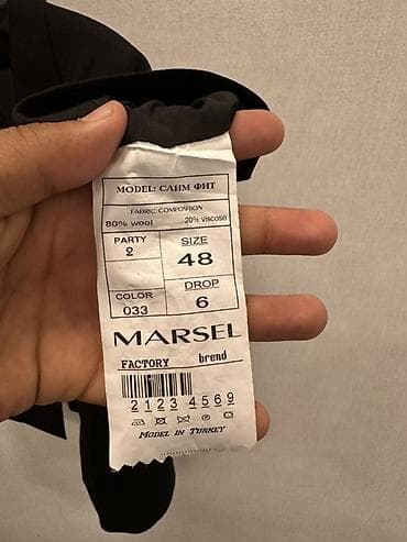 женские вещи размер 52 или 54: Двубортный мужской пиджак MARSEL Premium - Цвет: чёрный (Color 033) - — 3