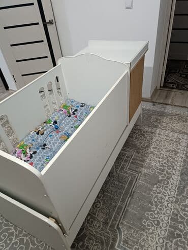 кровати детский: Керебет, Колдонулган, Кыздар үчүн, Балдар үчүн, Каптал жактары, ДСП, Өзү алып кетүү, Акылуу жеткирүү — 4