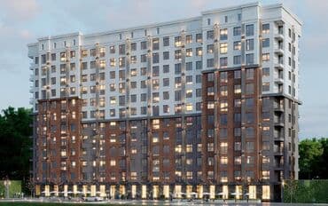 квартира ош дом быта: 2 комнаты, 75 м², Элитка, 7 этаж, ПСО (под самоотделку) — 3