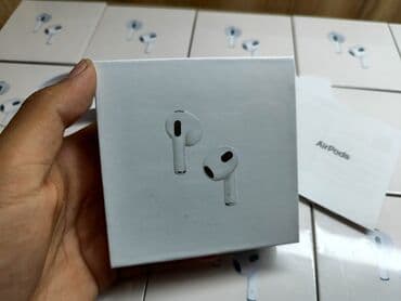 куплю левый наушник airpods: Вкладыши, Apple, Новый, Беспроводные (Bluetooth), Классические — 7