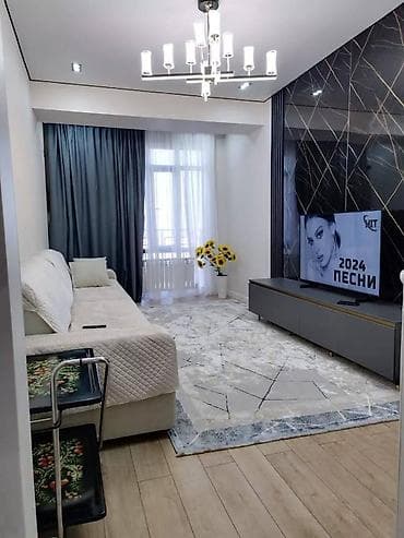 rent flat: 2 комнаты, Душевая кабина, Постельное белье, Кондиционер — 3