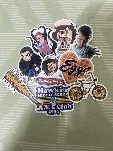 светящиеся палочки: Набор виниловых стикеров по вселенной «Stranger Things». - Тематика — 3