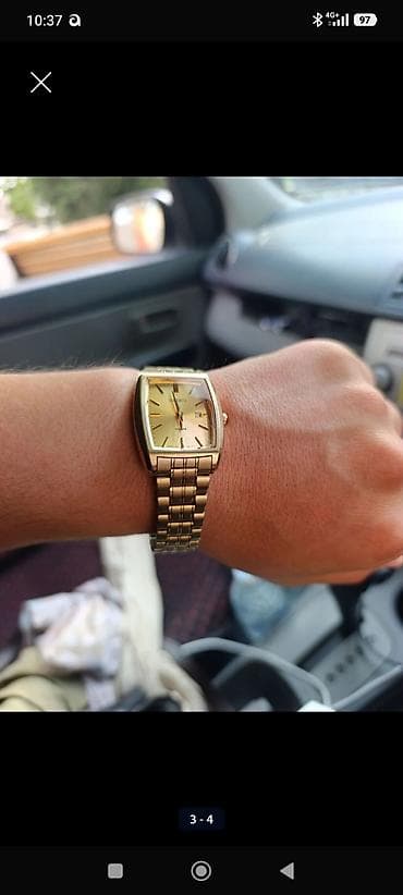 золото и бриллианты: Классические часы часы, Seiko, Водонепроницаемые, Мужские, Б/у — 1