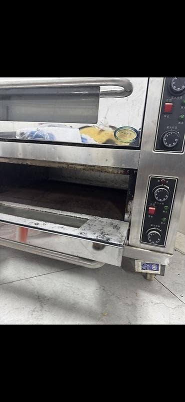 Өндүрүш үчүн жабдуулар: Промышленная электрическая печь для пиццы/выпечки, 2-камерная - — 1