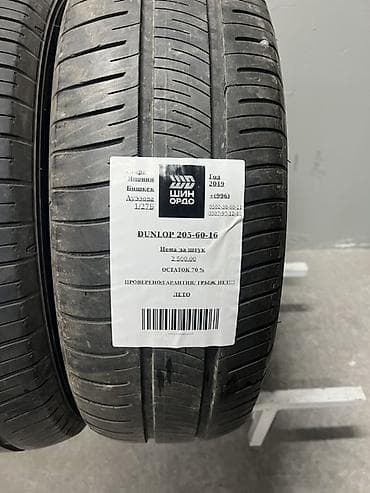 titan diski: Шины 205 / 60 / R 16, Лето, Комплект, Легковые, DUNLOP — 4