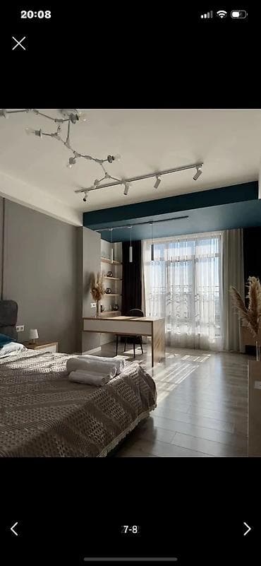 аеропорт манас: 2 комнаты, Люкс, элитка, Манаса/Боконбаева, Постельное белье, Кондиционер, Бронь — 4