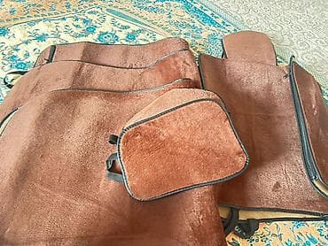 Сулуулук жана ден соолук: Жолго арналган сумка, Материалы: Жасалма булгаары, Унисекс — 1