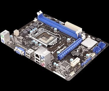 i3 1155: Материнская плата для ПК, Б/у, ASRock, LGA1155, Micro-ATX — 2