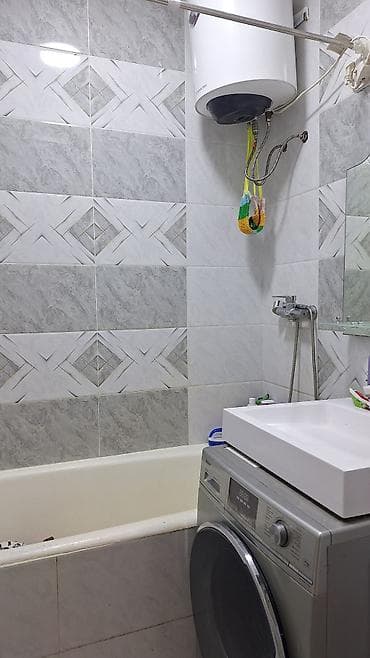 2 bedroom: 2 комнаты, Аламедин-1 мкр Собственник, Семейным, от 6 месяцев, С мебелью полностью — 3