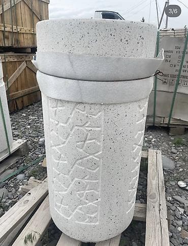 үй гүлдөрү: Вазоны и уличная мебель из композитного мрамора Описание: - — 5