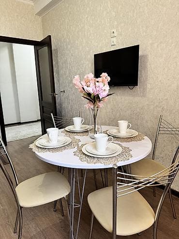 суточные кв токмок: 1 комната, Люкс, элитка, Филармония, Душевая кабина, Постельное белье, Кондиционер — 1