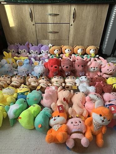 Большая коллекция мягких игрушек Описание: - Разнообразные персонажи