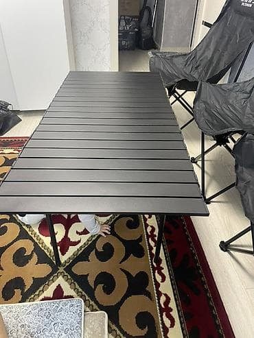 стол для пикник: Складной походный комплект: алюминиевый стол + раскладные кресла - — 4