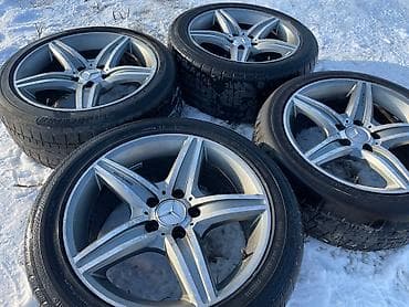 Колеса в сборе 245 / 45 / R 17, Зима, Б/у, Комплект, Легковые, Литые, отверстий - 5