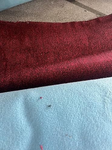 ковер дешево купить: Ковровое покрытие красно‑черного меланжевого цвета - Материал — 2