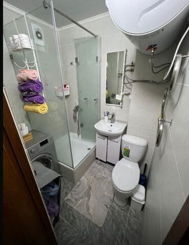 сдаю кв в мкр: 3 комнаты, 60 м², 104 серия, 2 этаж, Косметический ремонт — 8