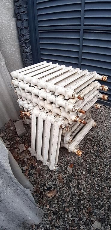 Кыш, курулуш блоктору: Железобетонные плиты и чугунные радиаторы отопления - Плиты/панели из — 2