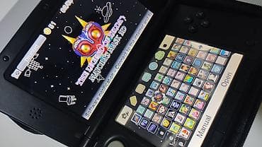 game console: 3DS LL (XL) японской ревизии, в переносном кейсе, с зашитным чехлом — 8