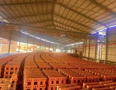 уголь для мангала оптом: Пустотелый, дырчатый, Жженый кирпич, Полублок, 250×120×90 — 1