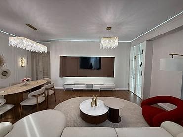 discovery studio: 3 комнаты, 105 м², Асанбай мкр Элитка, 9 этаж, Дизайнерский ремонт — 5