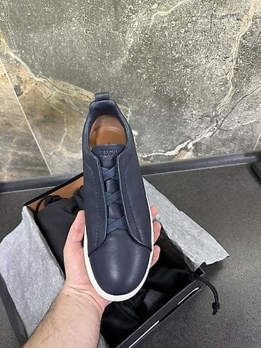armani обувь: Кроссовки ZEGNA 44 размер, новые люкс качество - Модель: slip-on с — 2