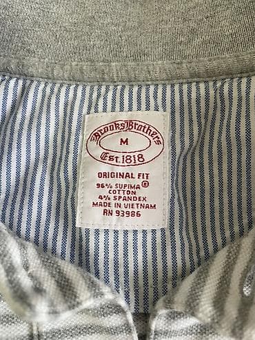 fleece: Поло Brooks Brothers Original Fit - Размер: M (указан на ярлыке: USA — 3