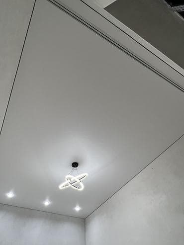 подвесной потолок: Натяжные потолки с интегрированным освещением - Современные натяжные — 3