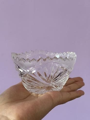 очок из диска: !! Договорная цена !! Набор прозрачной резной посуды из — 7