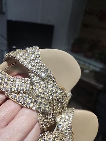 baldinini: Босоножки, 35, BALDININI, Новый, цвет - Золотой, Самовывоз — 4