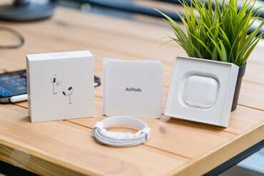 аирподс оригинал цена бишкек: Вкладыши, Apple, Новый, Беспроводные (Bluetooth), Классические — 4