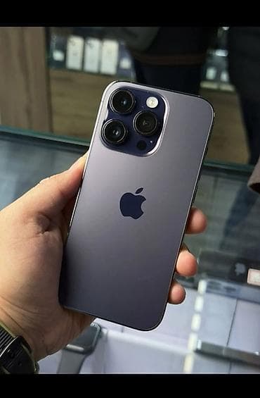 ayfon 14 pro max: IPhone 14 Pro Max, Б/у, 512 ГБ, Deep Purple, Зарядное устройство, Защитное стекло, Чехол, В рассрочку, 88 % — 1