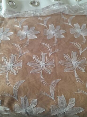 цветы искусственные бишкек: Очень нежная турецкая тюль,новая. Размер 2 шт.по 4 м,высота 2,50м, нам — 1