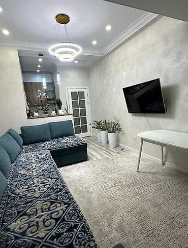 120: 2 комнаты, 47 м², Асанбай мкр Элитка, 3 этаж, Евроремонт — 9