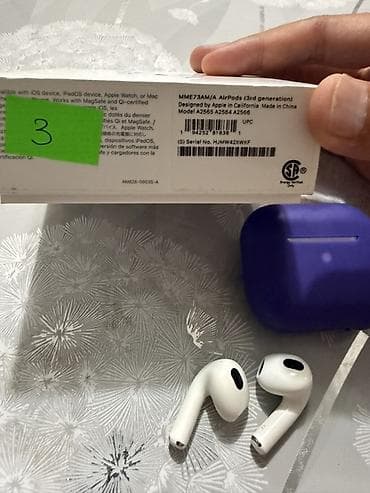 beats studio pro: Беспроводные вкладыши наушники, Apple, Airpods 3, Б/у — 2