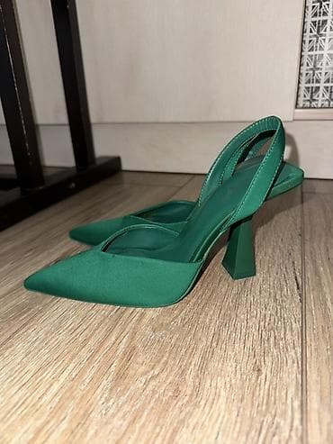 Женские туфли-сланги (slingback), острый мыс. Модель 1: - Цвет