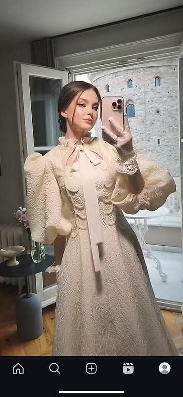 вечернее белое платье: Платья La Parte — утончённая белая романтика - Элегантные длинные — 2