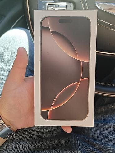 ipone 16 pro max: IPhone 16 Pro Max, Б/у, 512 ГБ, Desert Titanium, Защитное стекло, Чехол, Кабель — 8